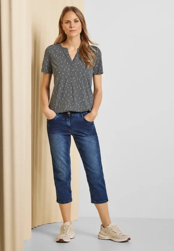 CECIL Tunikashirt mit Minimalprint