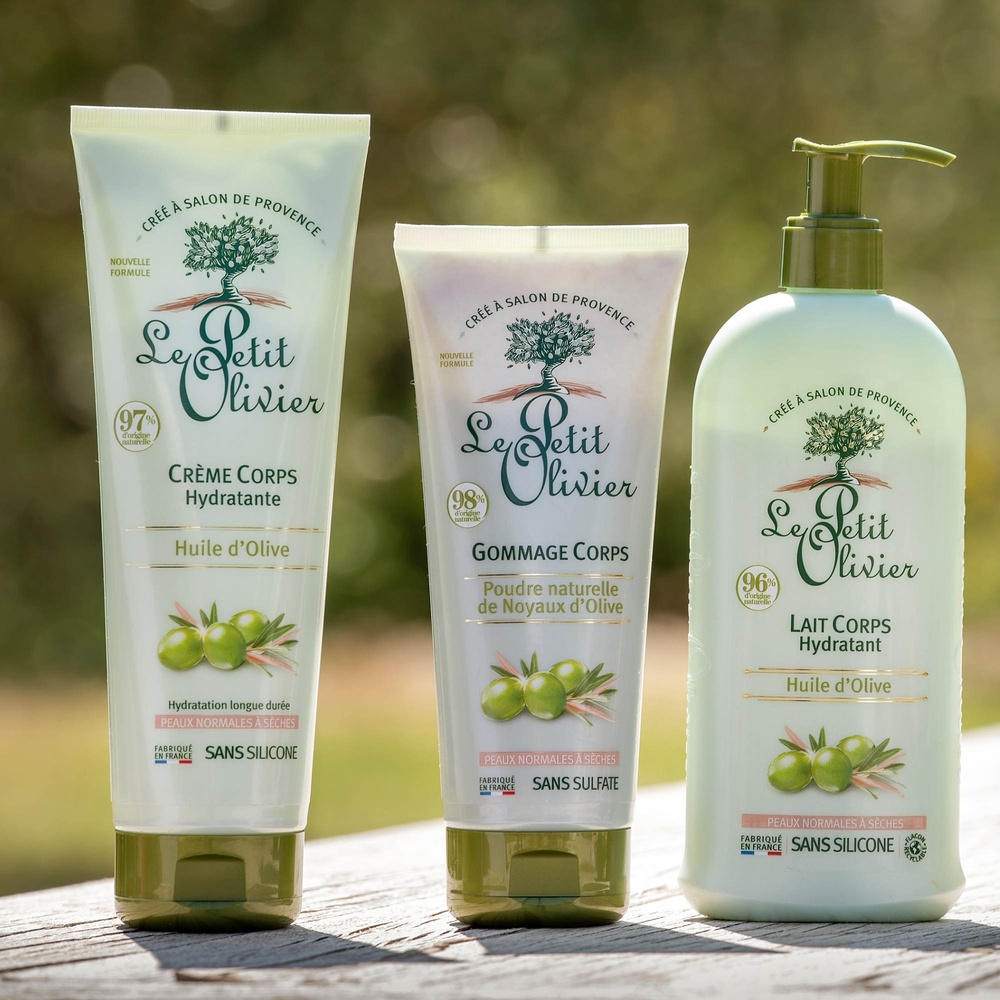 le petit olivier Crème Corps Hydratante Huile d'Olive Crème Corps - Peaux Normales à Sèches