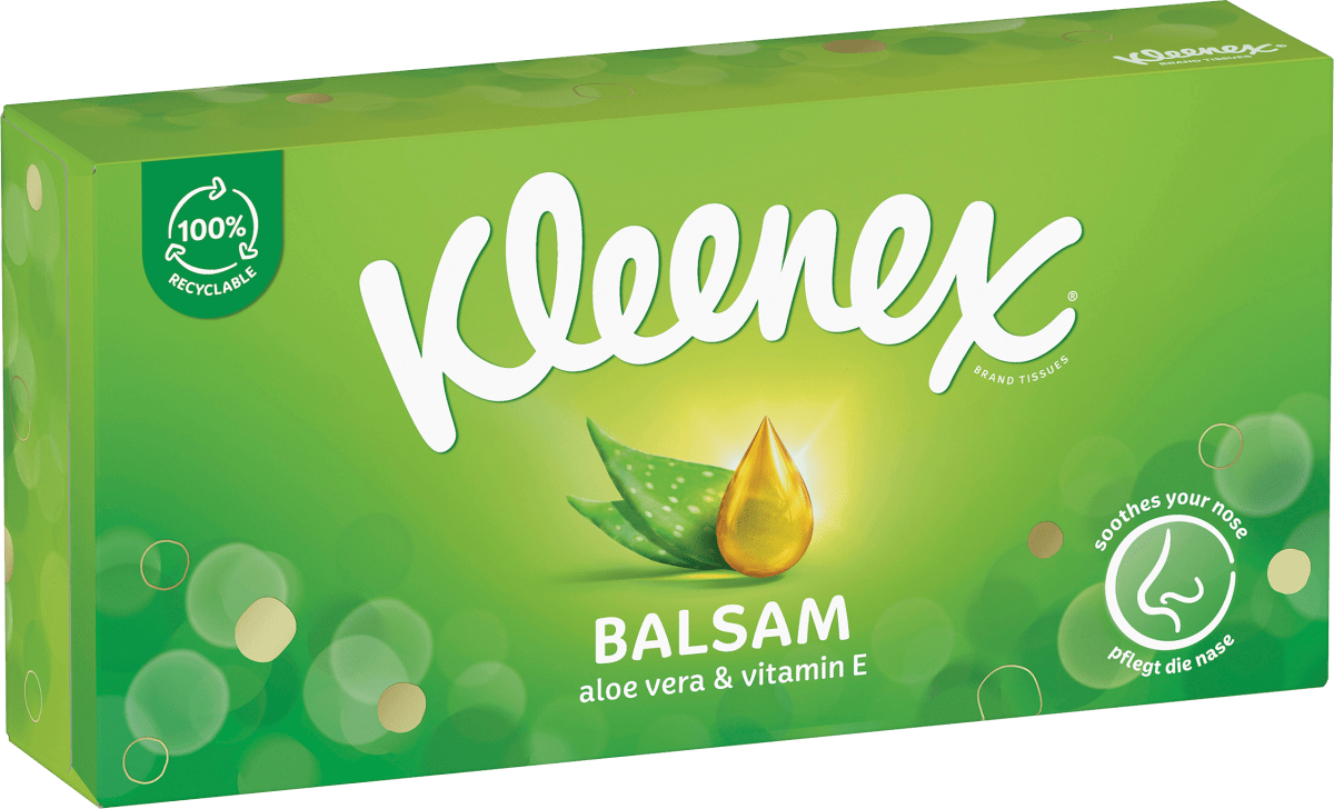 Taschentücher Box Balsam, 56 St