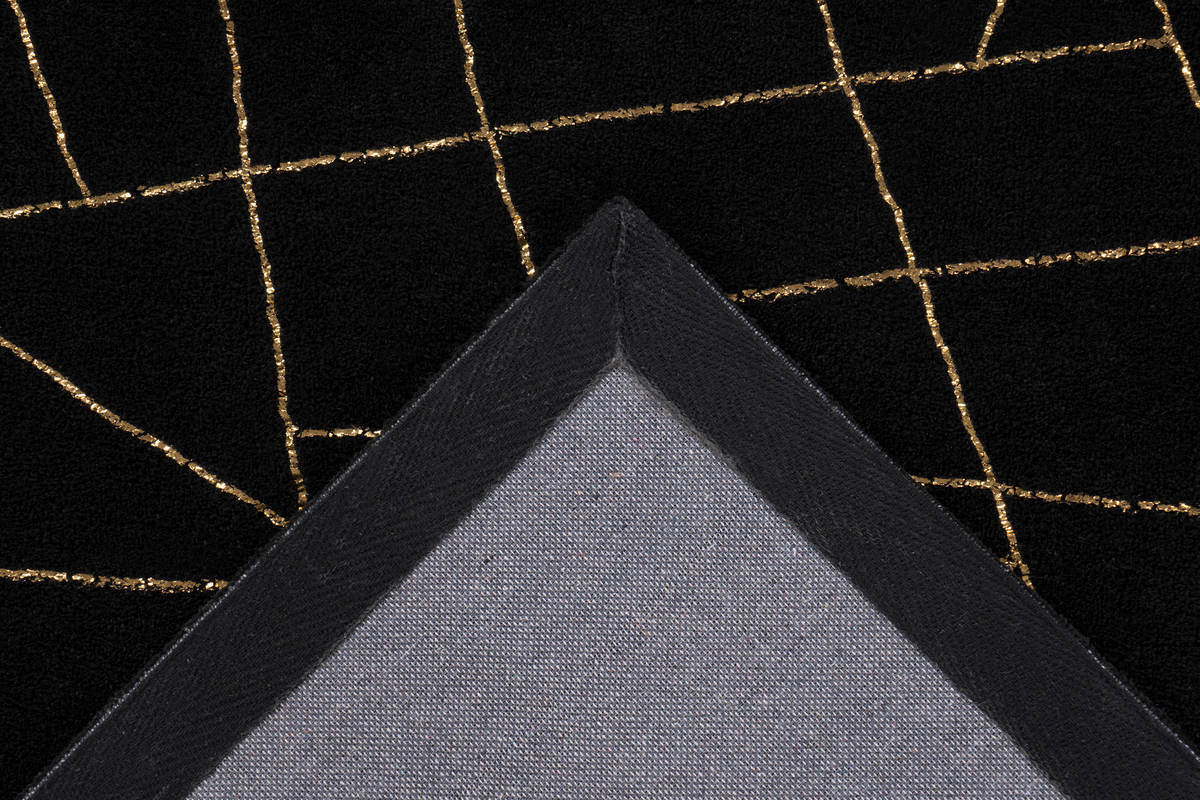 me gusta Teppich Schwarz / Gold 160cm x 230cm