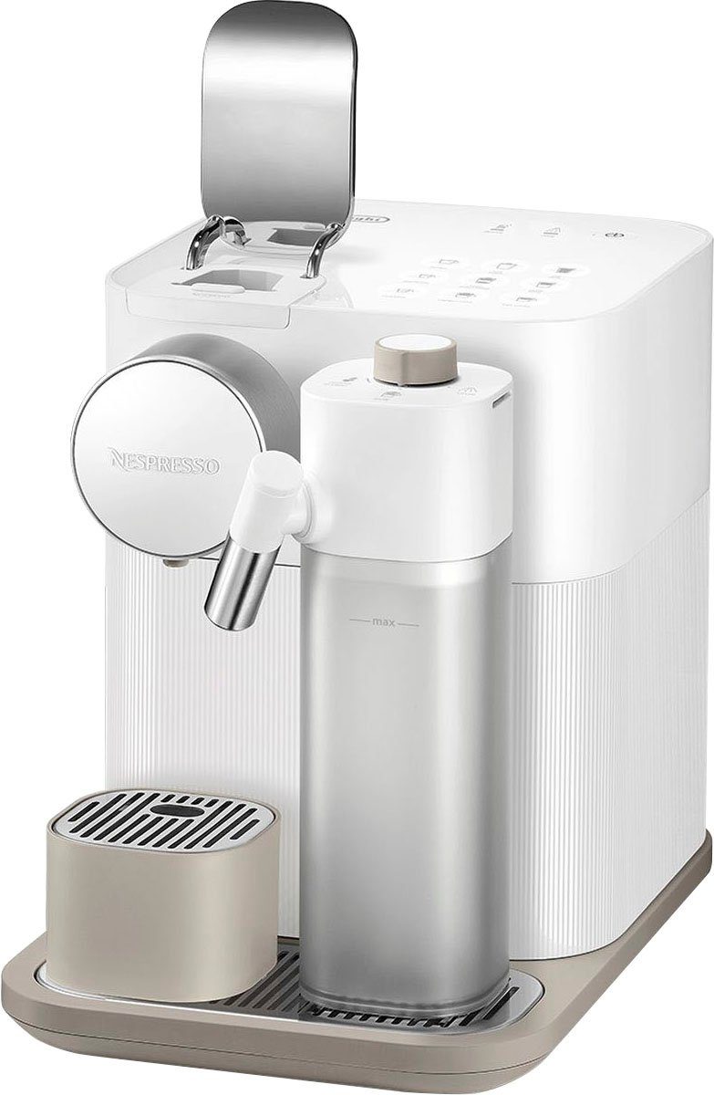 Nespresso Kapselmaschine EN640.W von DeLonghi, white, inkl. Willkommenspaket mit 7 Kapseln