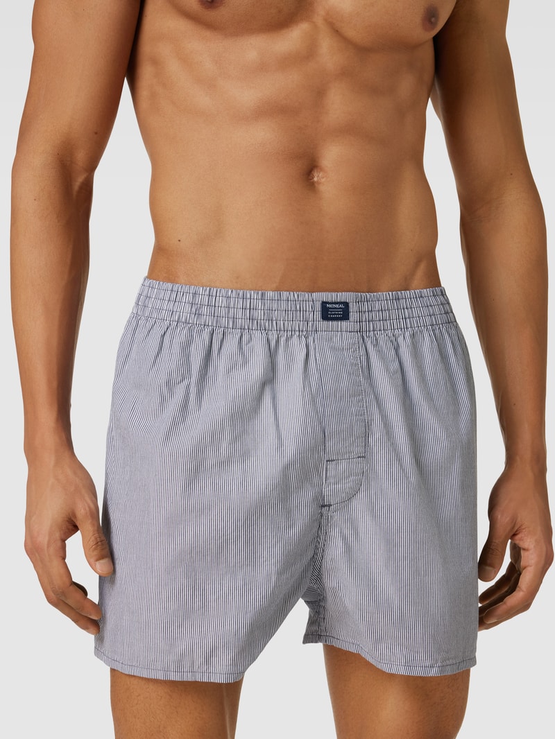 Boxershorts mit Label-Detail im 3er-Pack in marineblau