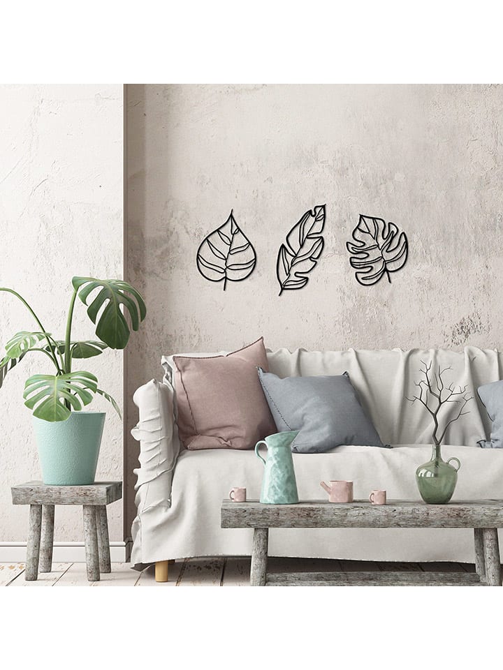 ABERTO DESIGN 3er-Set: Wanddekore 