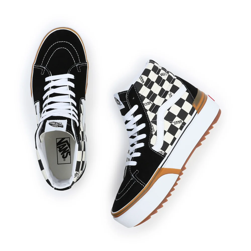 Vans SK8 Hi Stacked Checkerboard VN0A4BTWVLV1 / bunt