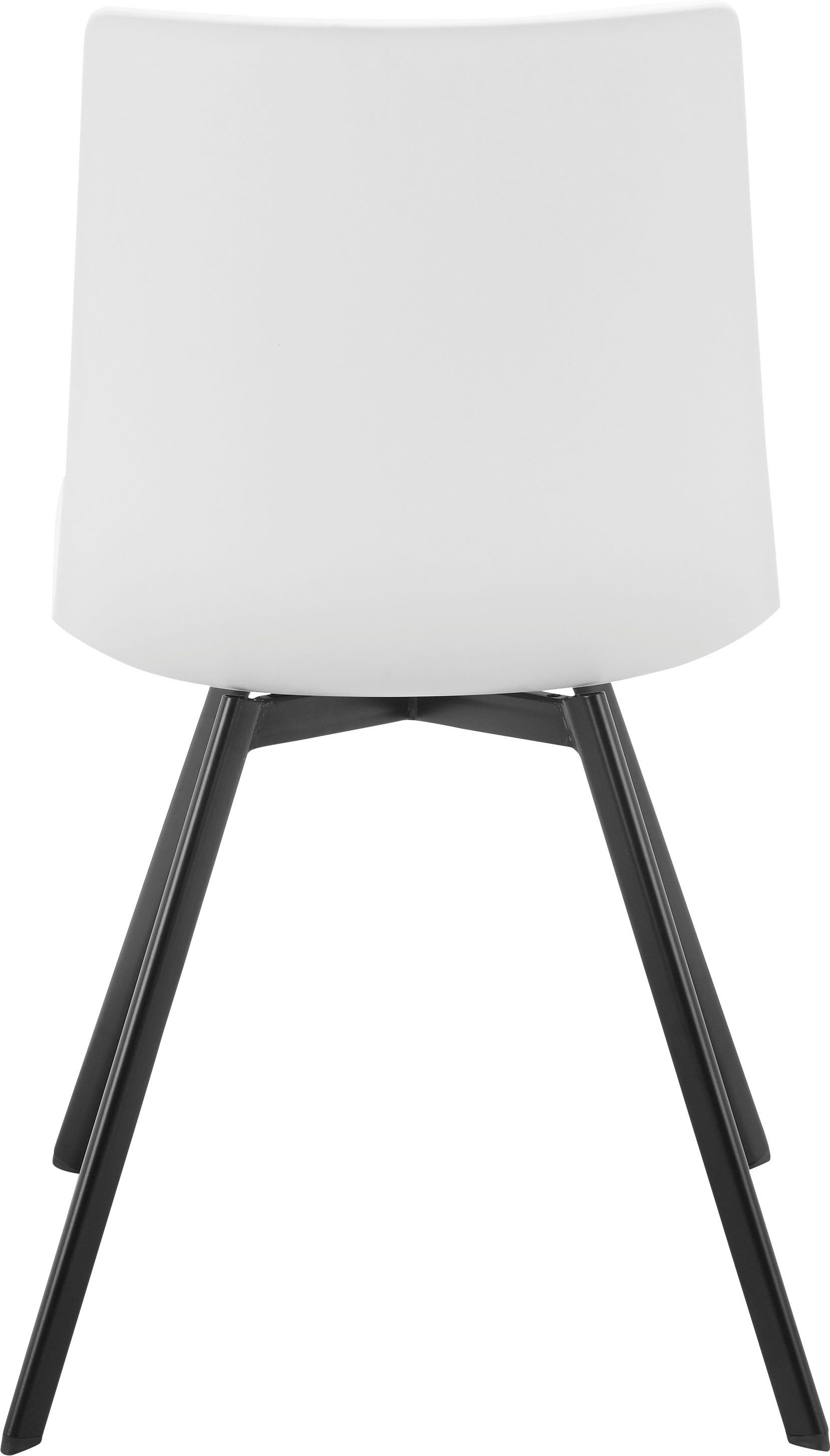 INOSIGN Esszimmerstuhl Ayden (2 St), festmontierte Sitzkissen, Gestell aus Metall, Sitzhöhe 48 cm