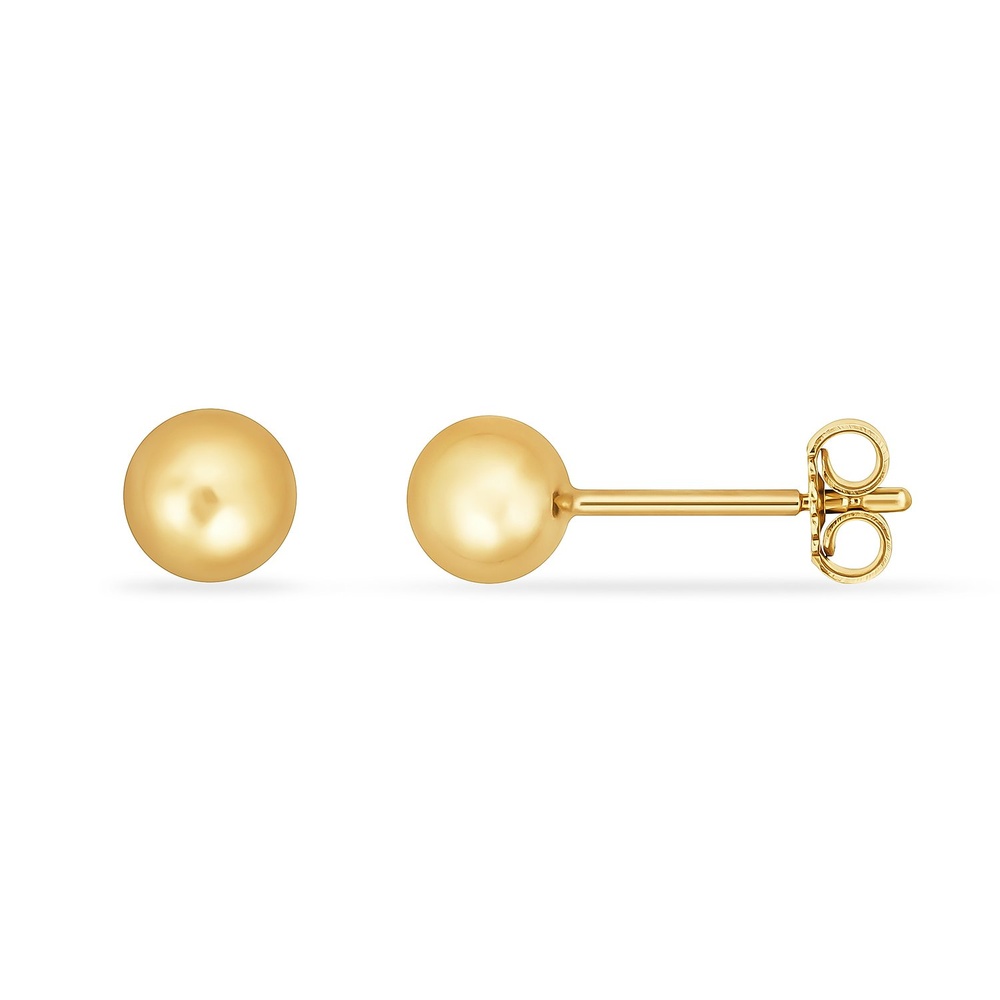 FAVS Boucles d'oreilles à fermoir à poussette 585 Or jaune Boucles d'oreilles
