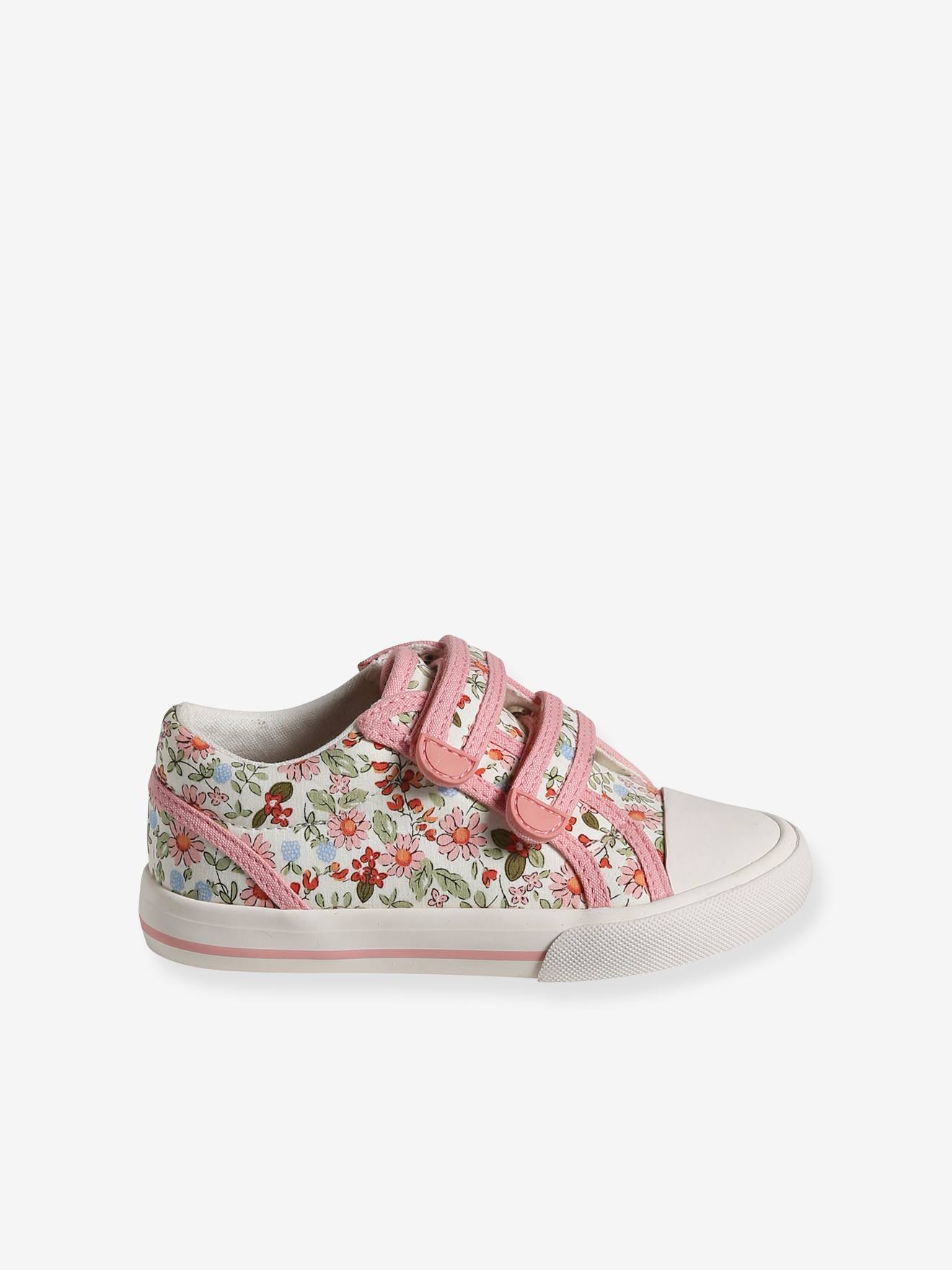 Vertbaudet Mädchen Klett-Sneakers, Anziehtrick - jeansblau