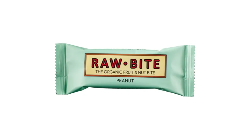 RAW BITE BIO Peanut Riegel 50 g