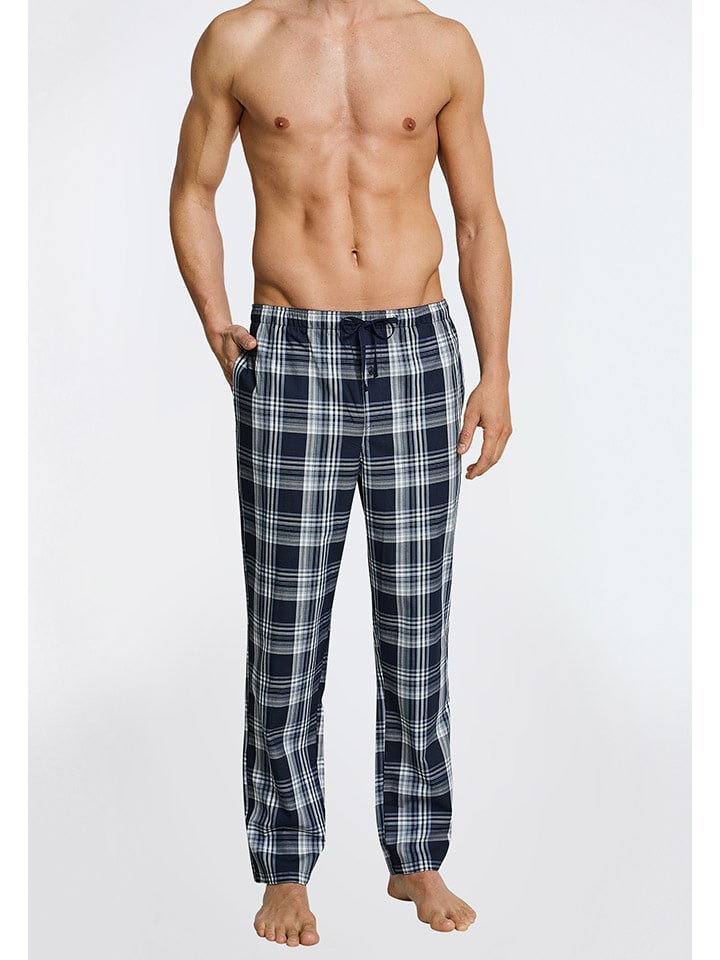 Schiesser Pyjama-Hose in Dunkelblau günstig kaufen