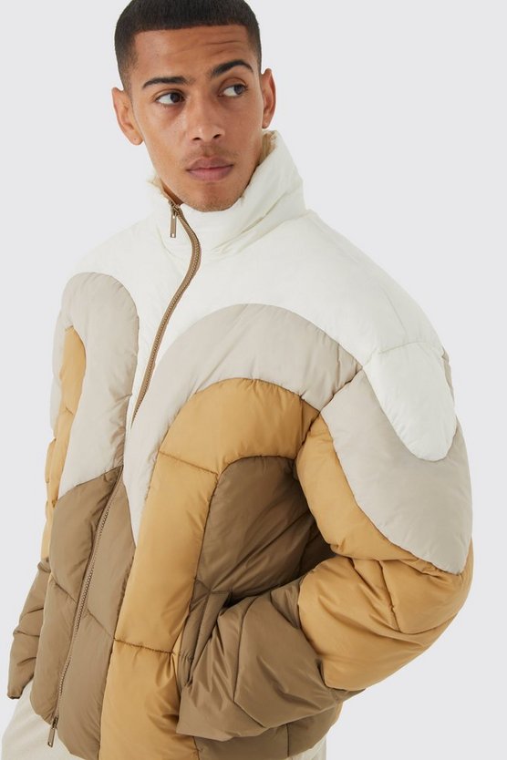 Colorblock Steppjacke