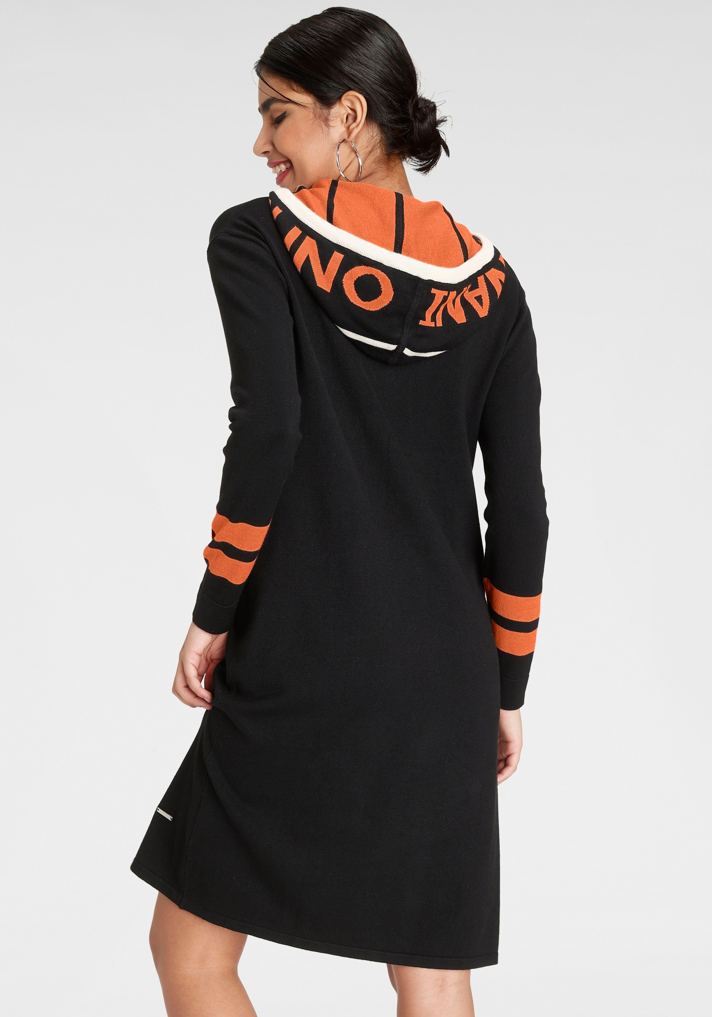 Bruno Banani Strickkleid Farbakzente