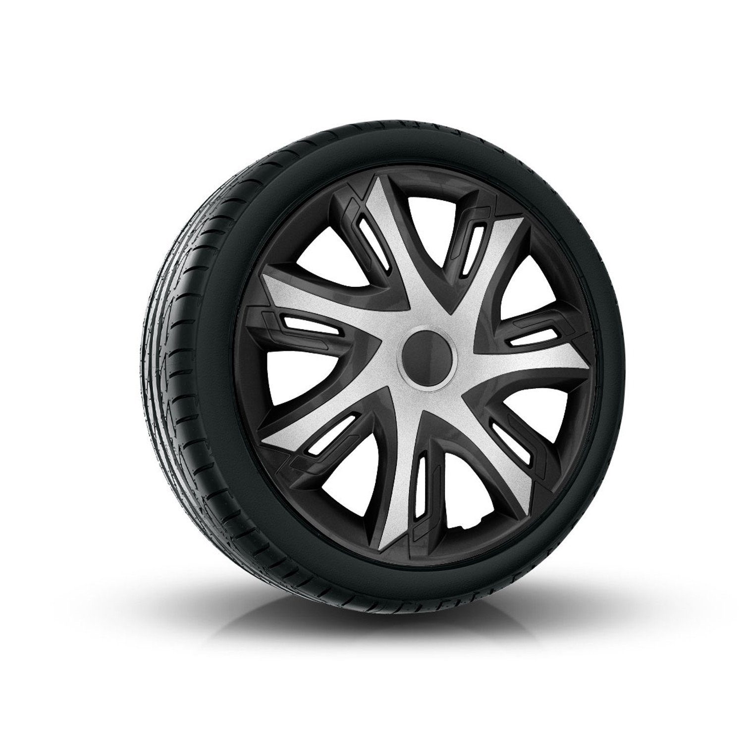 NRM Radkappen N-POWER BICOLOR, 14 in Zoll, N-Power Bicolor Radzierblenden 14