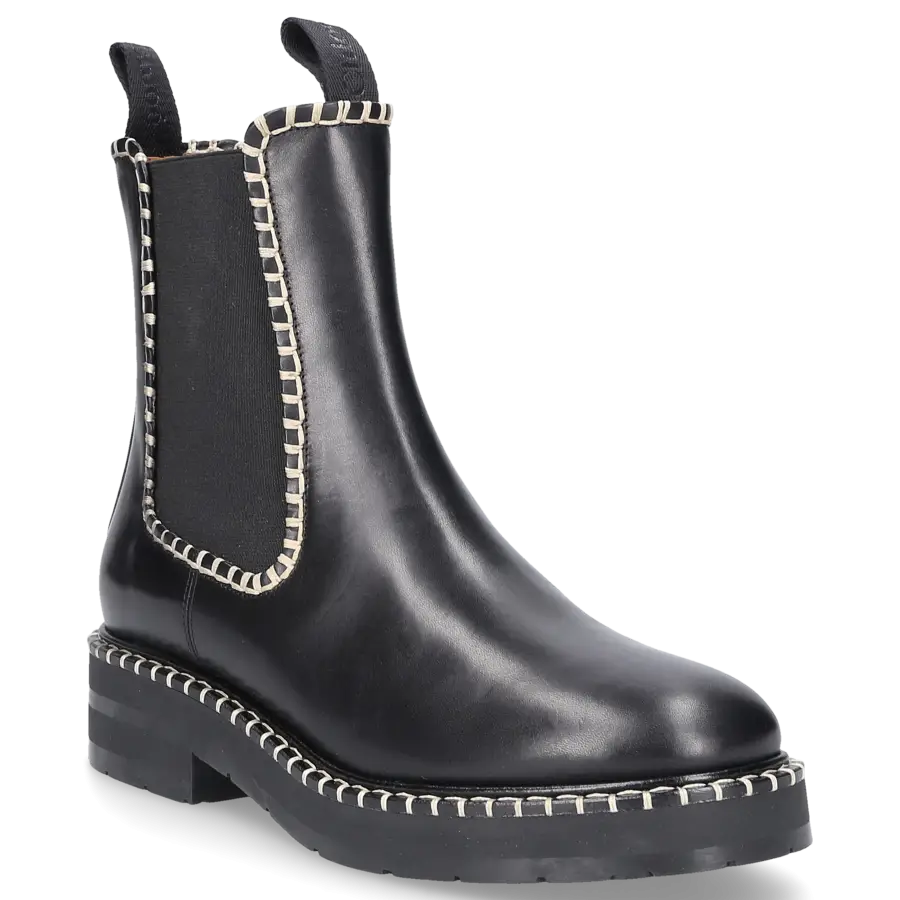 Chloé - Chelsea Boots NOUA Kalbsleder - schwarz