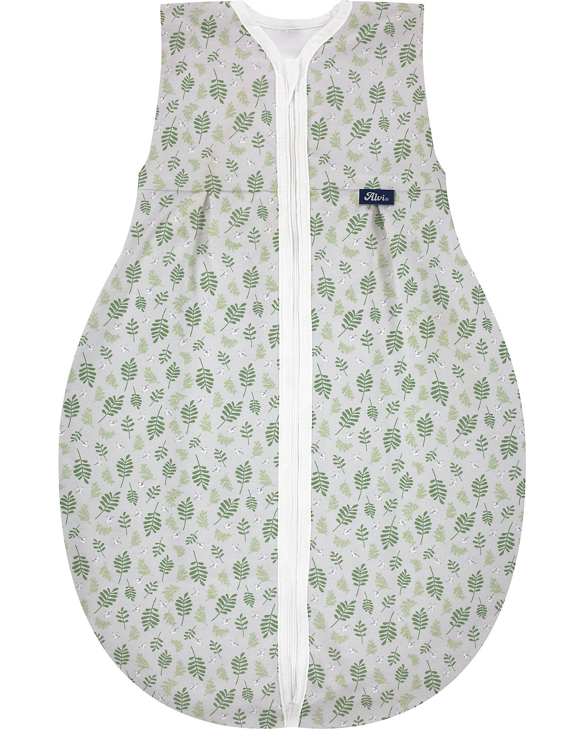 Kugelschlafsack Molton Sommer - TOG 0,5 - Drifting Leaves, 80 cm