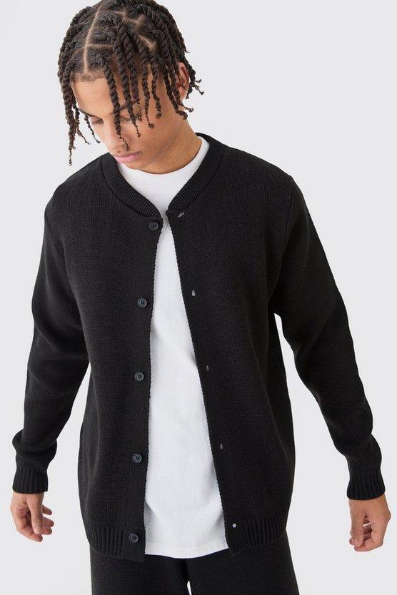 Strick-Bomberjacke