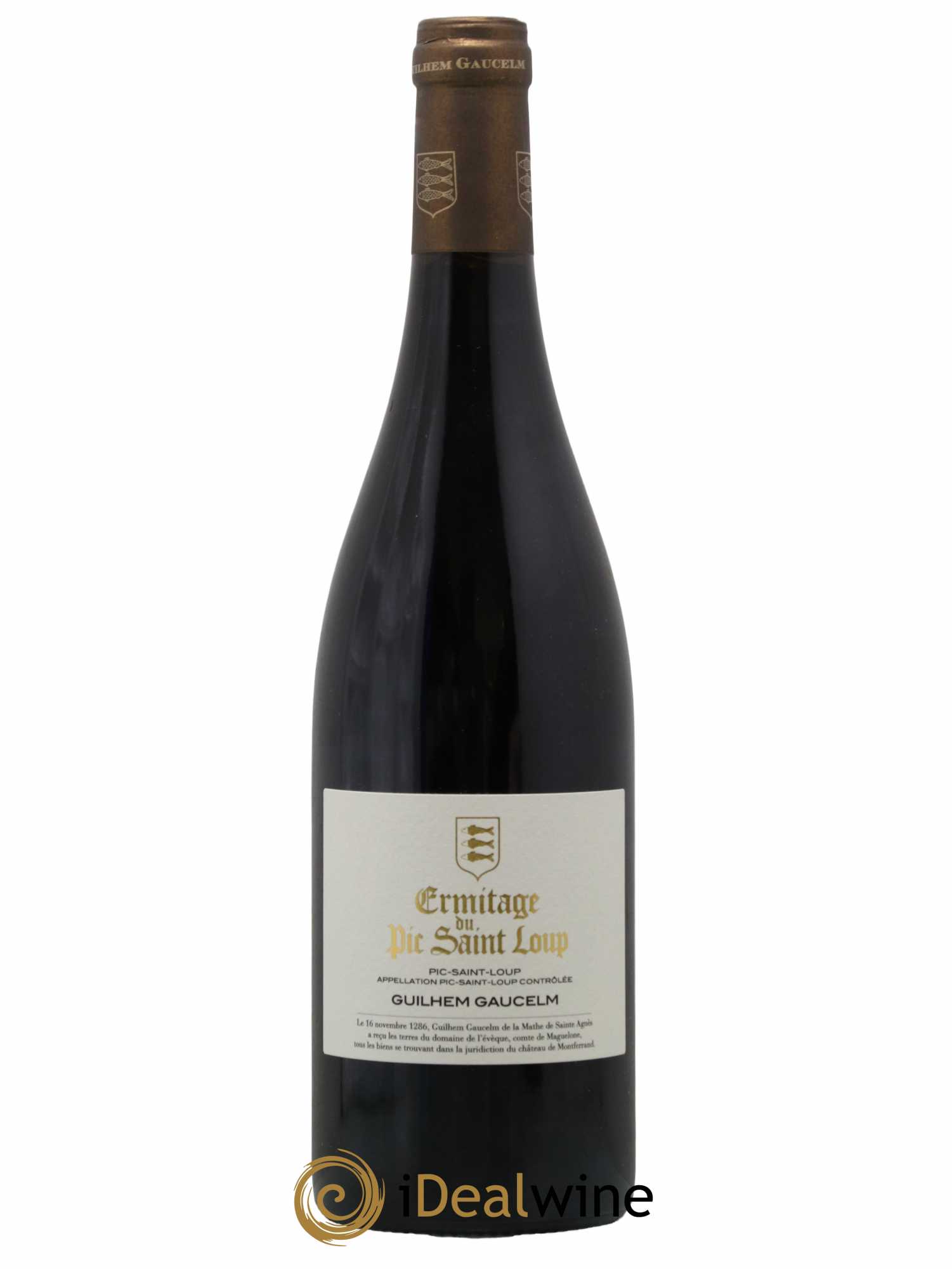 Pic Saint-Loup Héritage du Pic Saint-Loup (anciennement Ermitage) Guilhem Gaucelm  2019 - Lot de 1 Bouteille