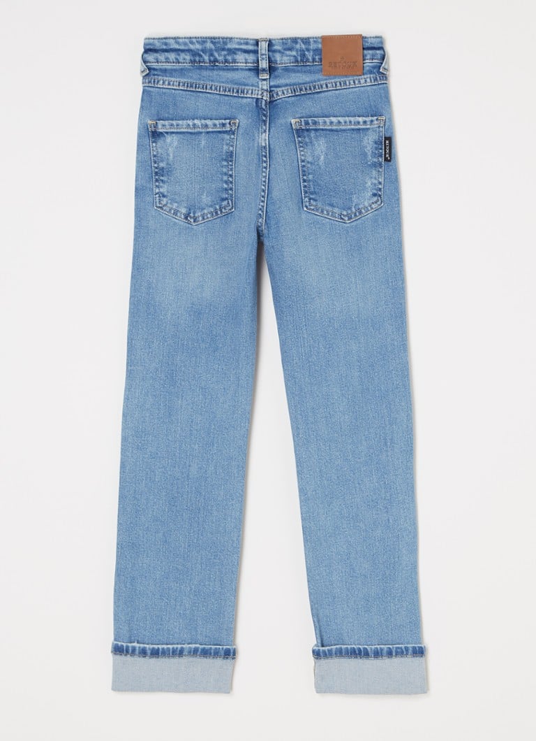 Blugi Glennis de la Retour Jeans, cu talie înaltă, mulați și elastici.