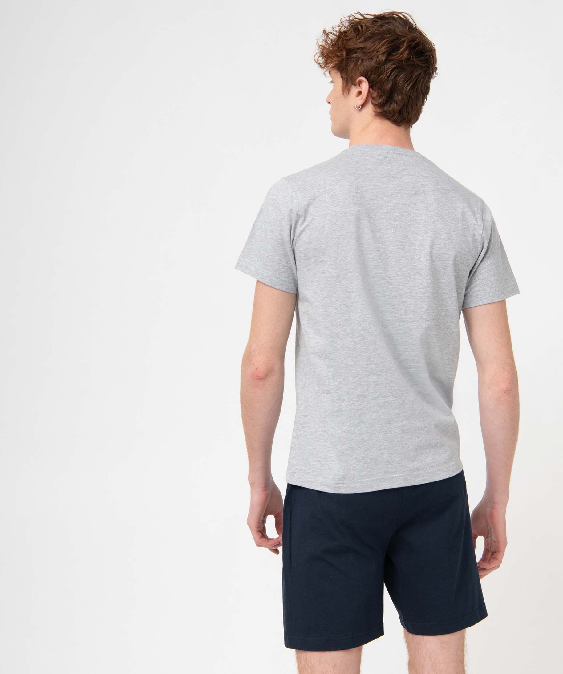 Pyjashort homme bicolore gris | GEMO