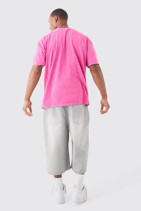 Oversize T-Shirt mit Heaven On Earth Print