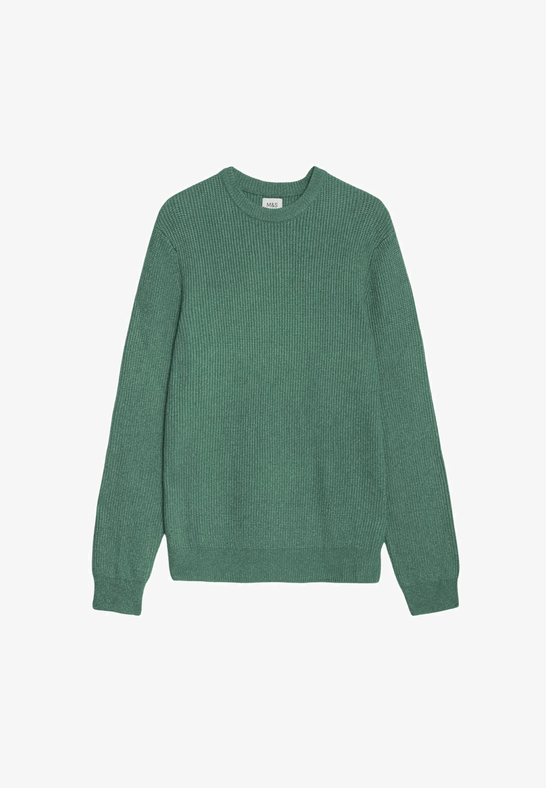 Suéter de cuello redondo grueso y supersuave de Marks & Spencer