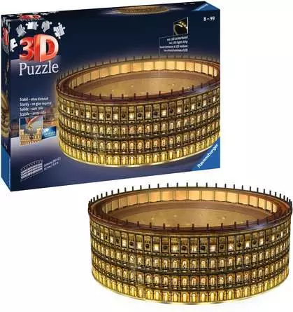 Ravensburger Kolosseum bei Nacht