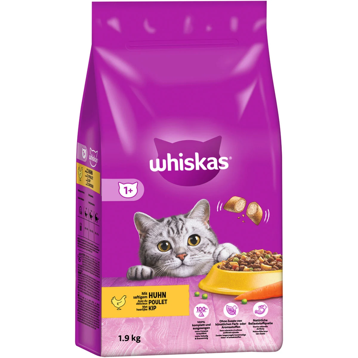 Whiskas Adult 1+ mit Huhn günstig kaufen