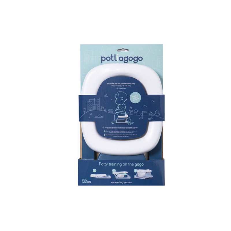 Pot pliable Pottiagogo bleu grisé
