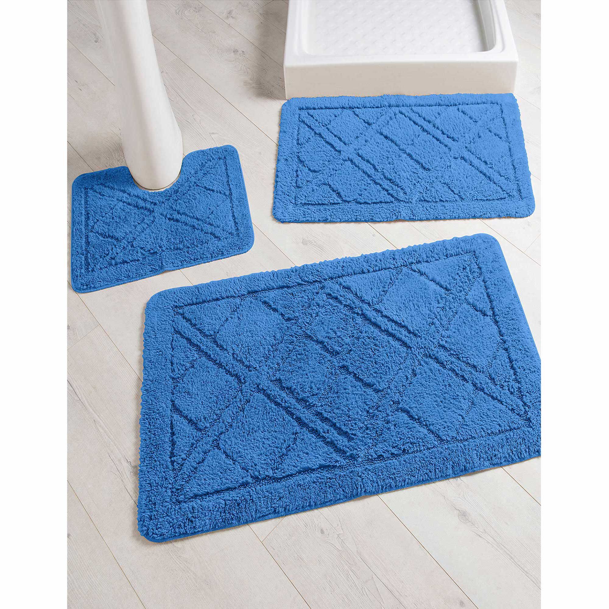 Tapis de bain losanges