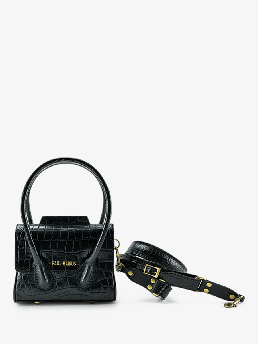 Colette XS Alligator - Noir de Jais
