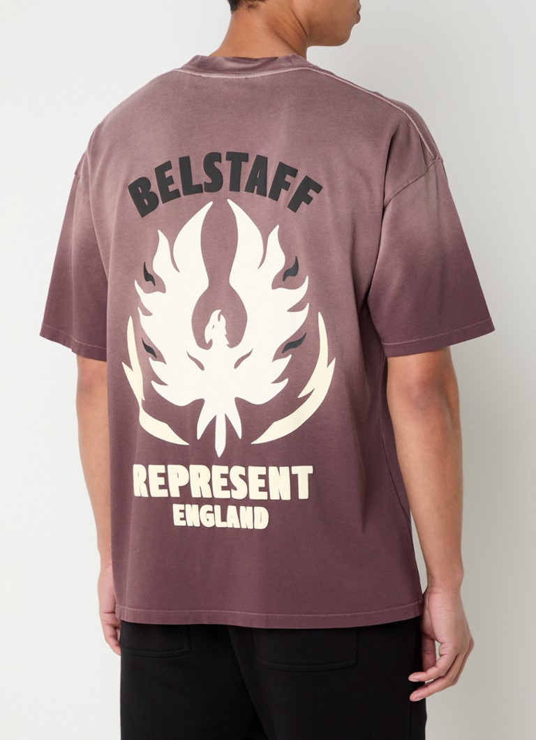 Represent Flame Phoenix T-krekls ar logotipu un apdruku aizmugurē
