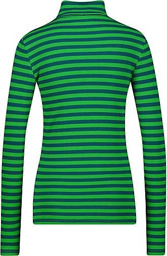Marc O' Polo DENIM Damen Langarmshirt mit Rollkragen und Bio-Baumwolle Slim Fit