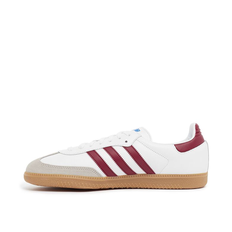 adidas Originals Wmns Samba OG ftwr white/collegiate burgundy/gum 3