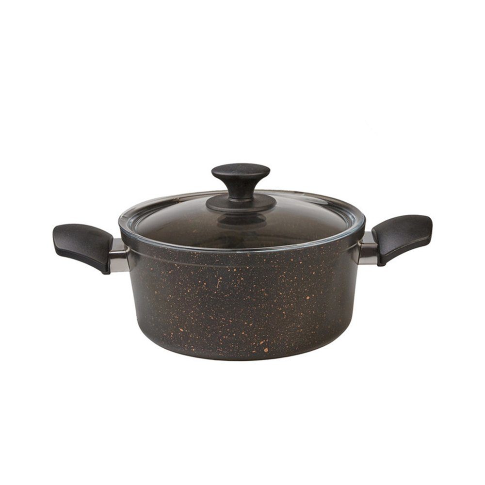 Karaca Topf-Set Biogranit Black Gold 7-teiliges Topfset