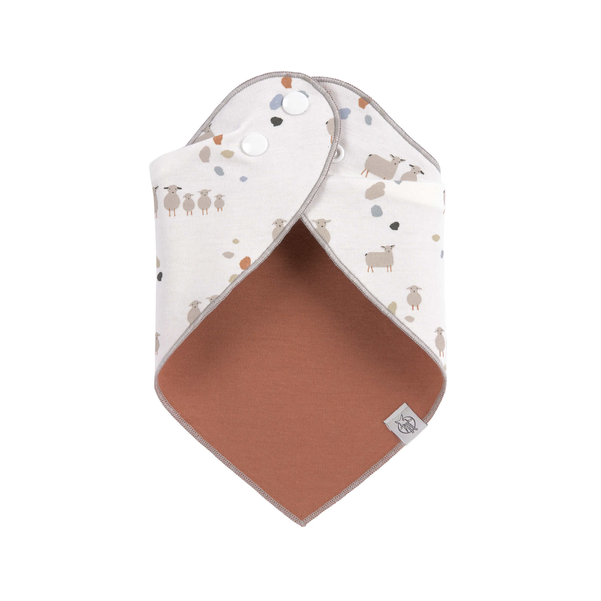 Dreieckstuch Baby (2 Stk) - Bandana, Tiny Farmer Schaf