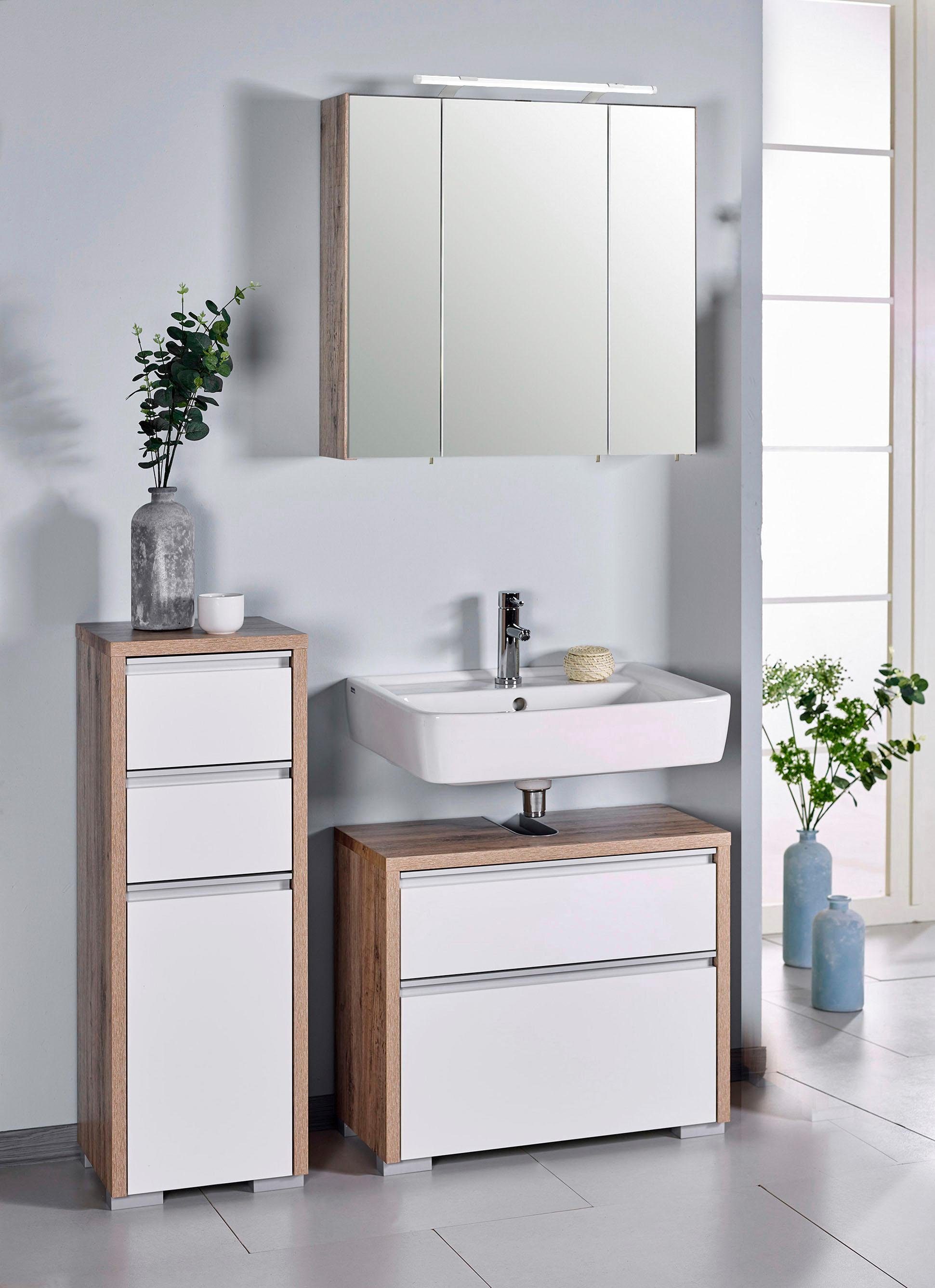 Schildmeyer Badmöbel-Set Bello, (Set, 3-St)