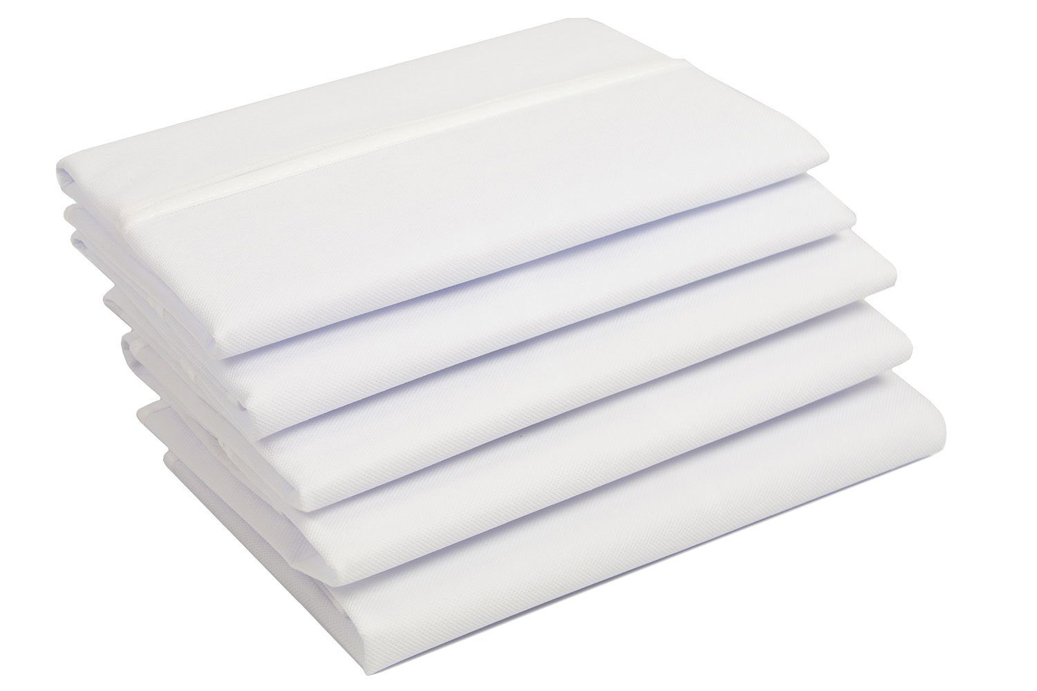 ZOLLNER Kleidersack (Spar-Set, 5 St) atmungsaktiv, Vliessstoff mit PVC, mit Sichtfenster