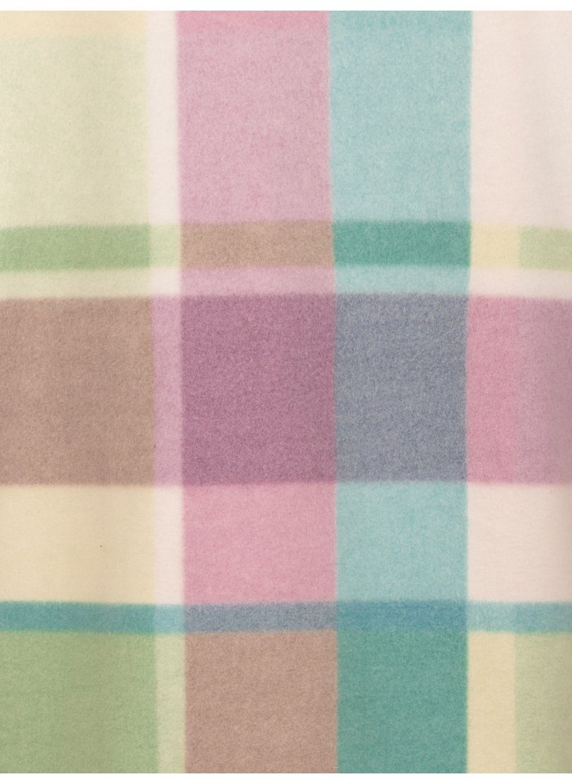Trigema Strickmütze TRIGEMA Fleece-Mütze mit Karo-Muster
