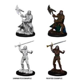 Female Half Orc Fighter: Nolzurs Marvelous Unpainted Minis