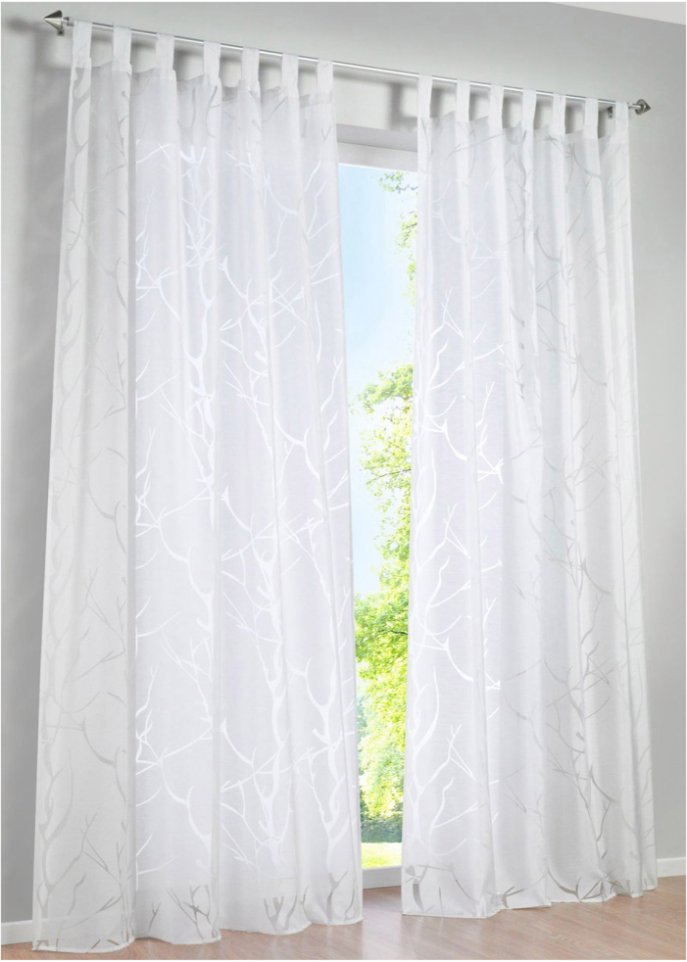 Ausbrenner Gardine (1er Pack)