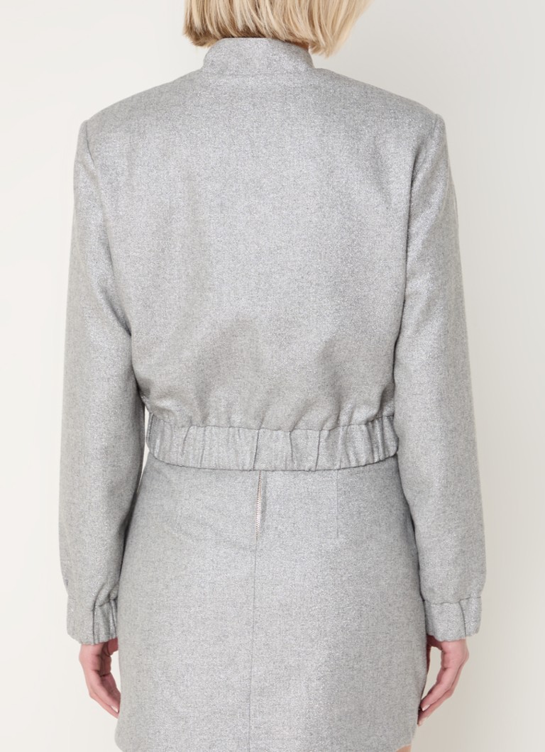 JOSH V  Fabienne jack in wolblend met lurex