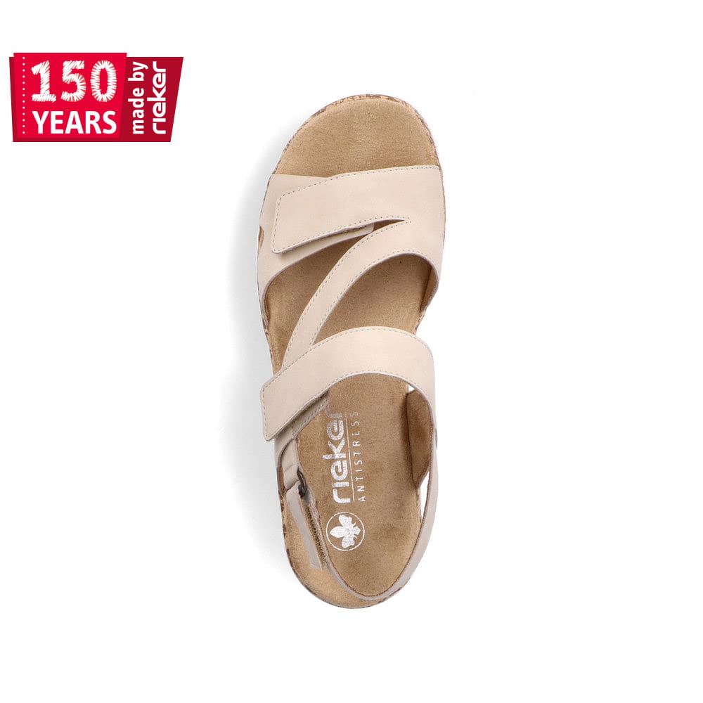 Rieker Damen Riemchensandalen hellbeige