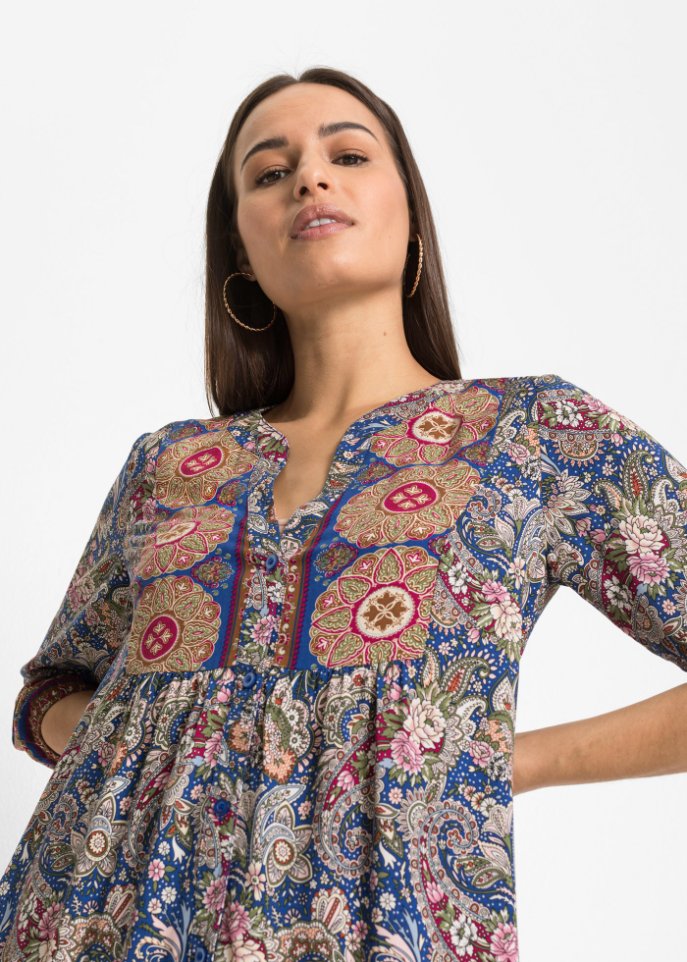 Bedrucktes Tunika-Kleid