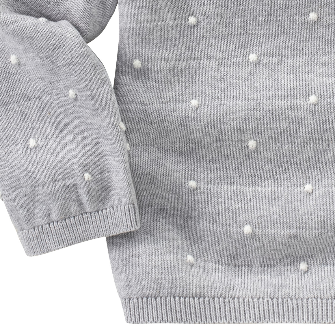 Baby Strickpullover mit Punkte-Allover