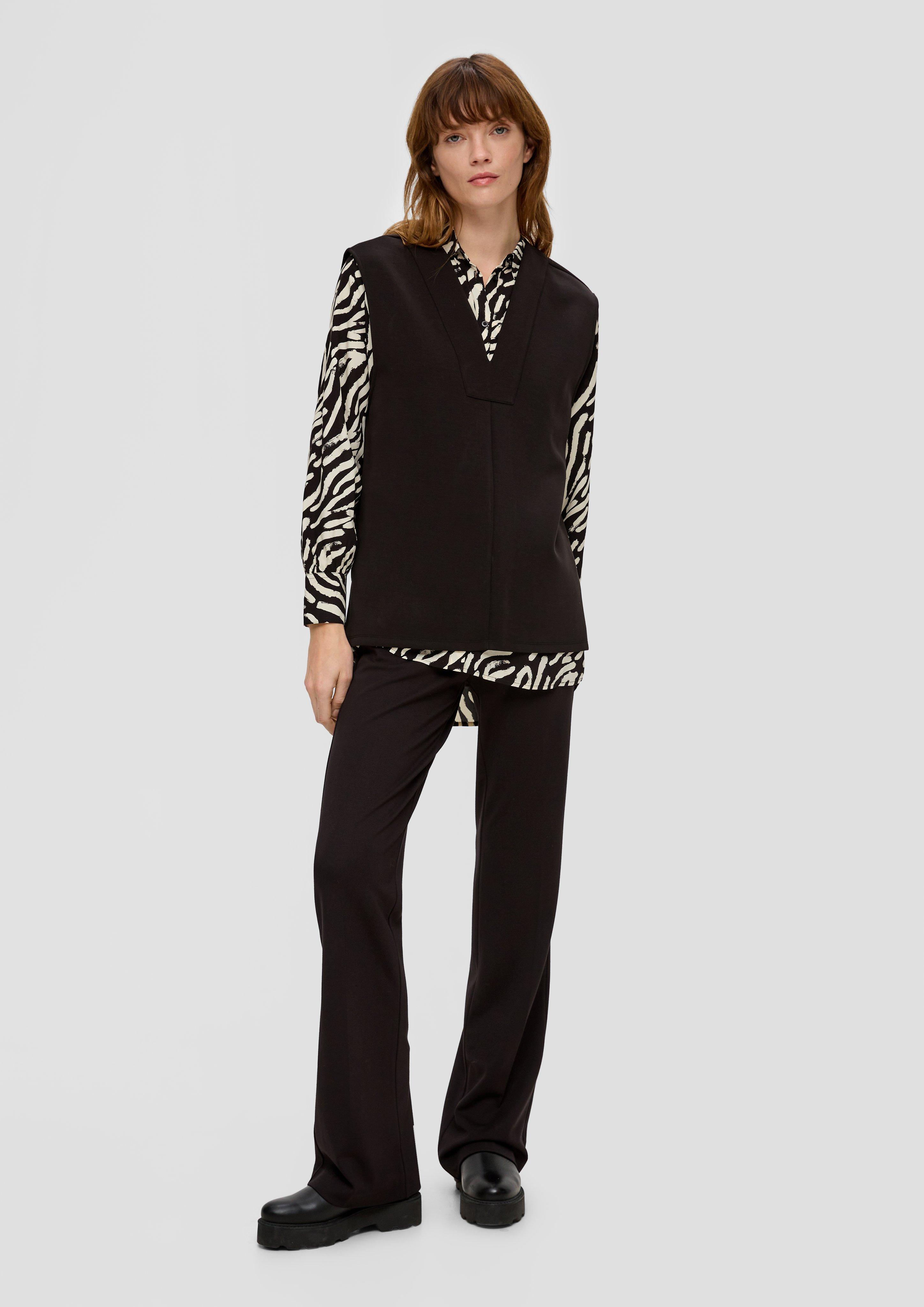 Longbluse aus reiner Viskose  2139177-99A4