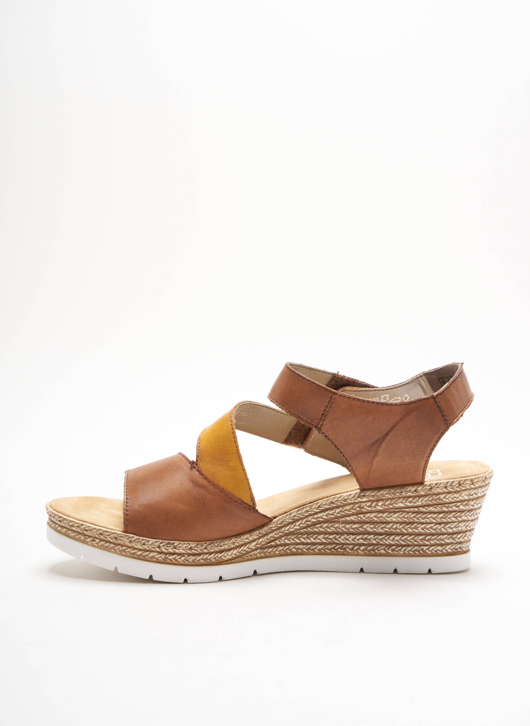 Rieker Sandales Nu Pieds Femme couleur jaune