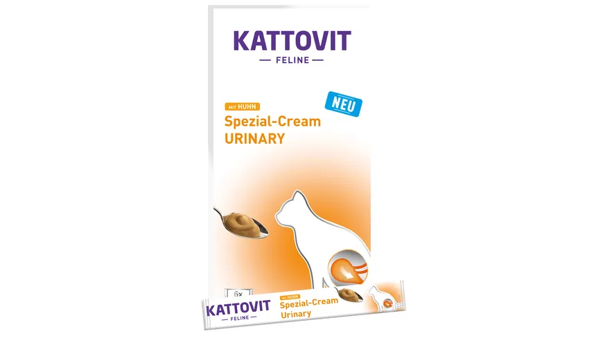 Kattovit Katzensnack Feline Urinary mit Huhn Spezial-Cream 15 g