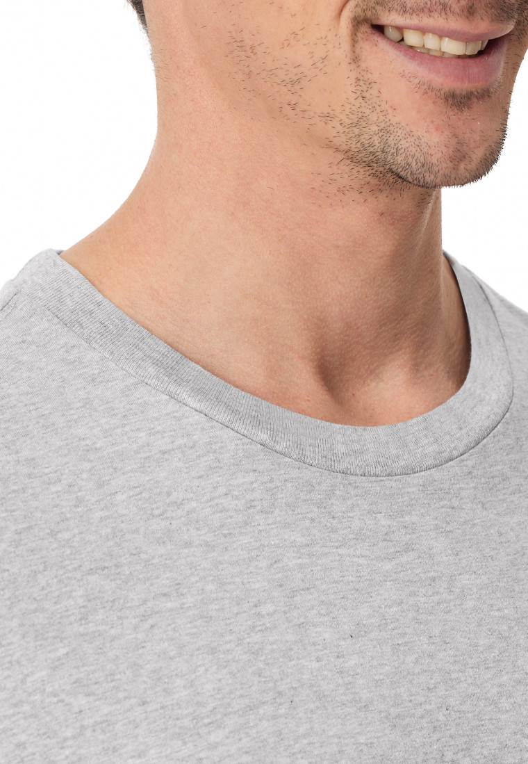 Shirt kurzarm grau-meliert - Mix+Relax