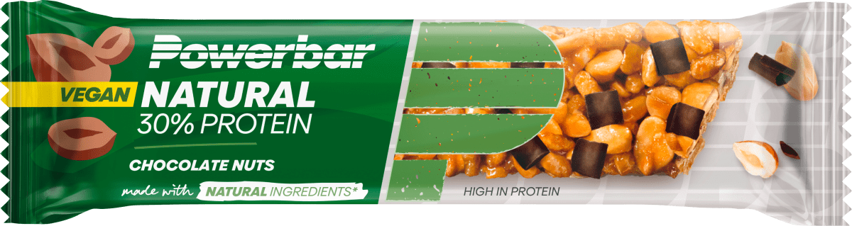 Proteinriegel 30% Natural Protein Chocolate Nuts, vegan, 40 g