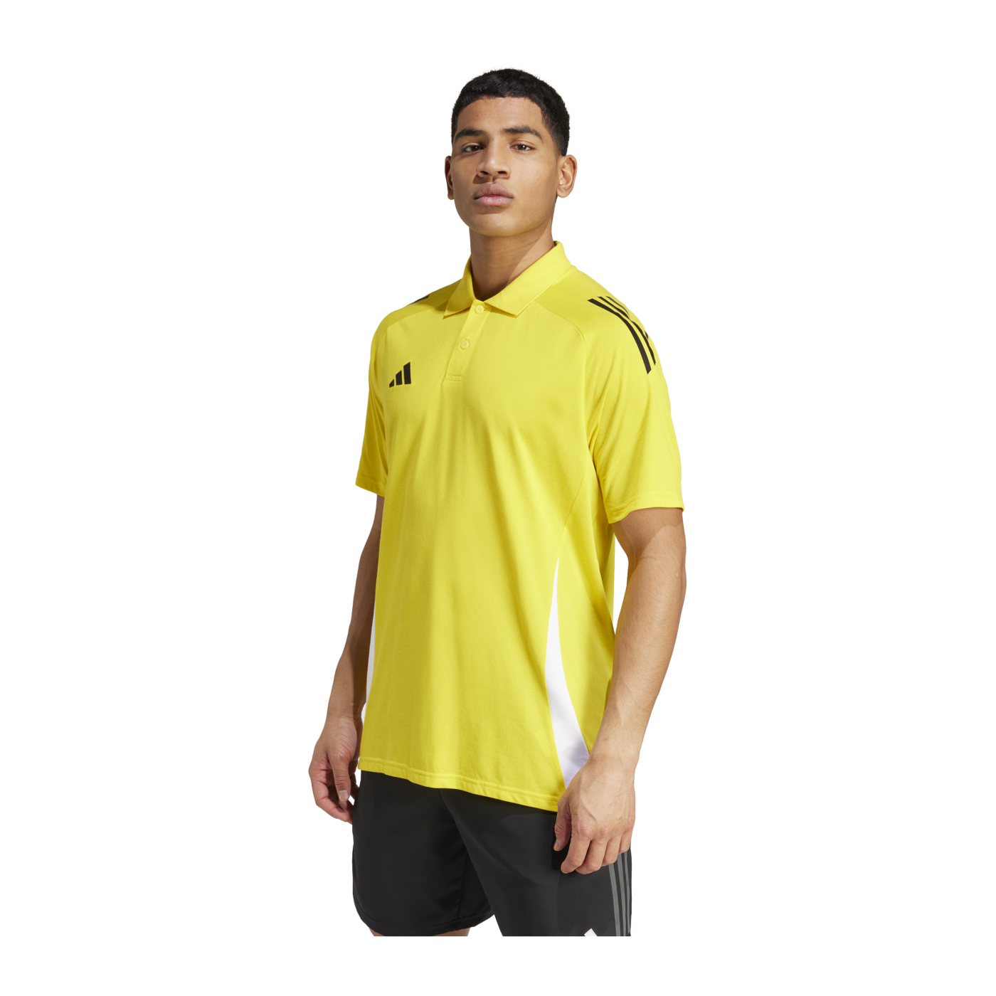 adidas Tiro 24 Competition Poloshirt Grau Weiss