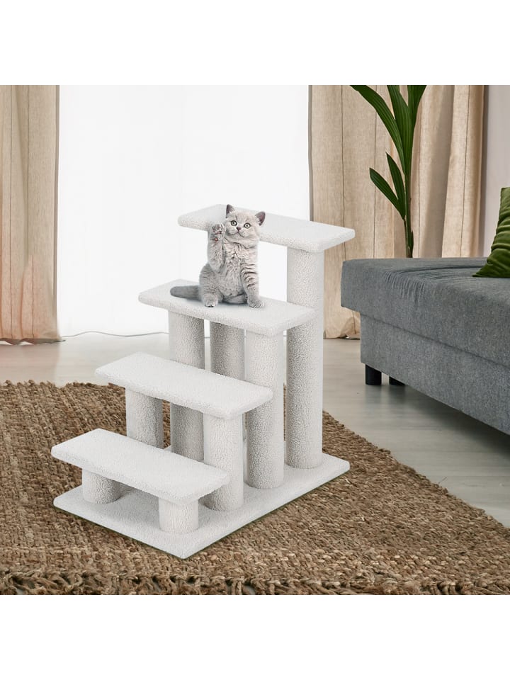 COSTWAY Katzentreppe in Beige günstig kaufen 60 cm